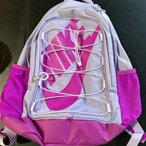 Nike Purple and Pink Backpack with tags